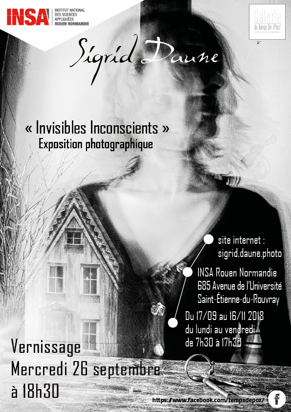 Affiche exposition Invisibles inconscients