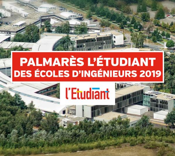Visuel miniature du palmarès l'étudiant 2019 des écoles d'ingénieurs