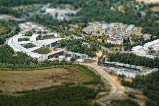 vue aérienne du campus du Madrillet