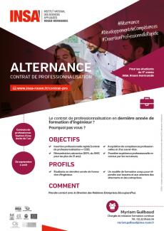 Vignette de la plaquette Contrat de professionnalisation étudiants