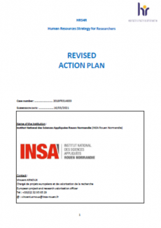 Plan d'action révisé HRS4R (2021)