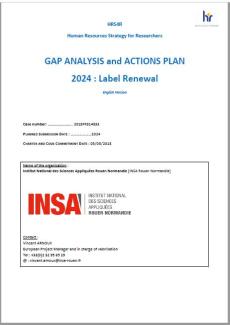 Action plan Renewal HRS4R (2024)